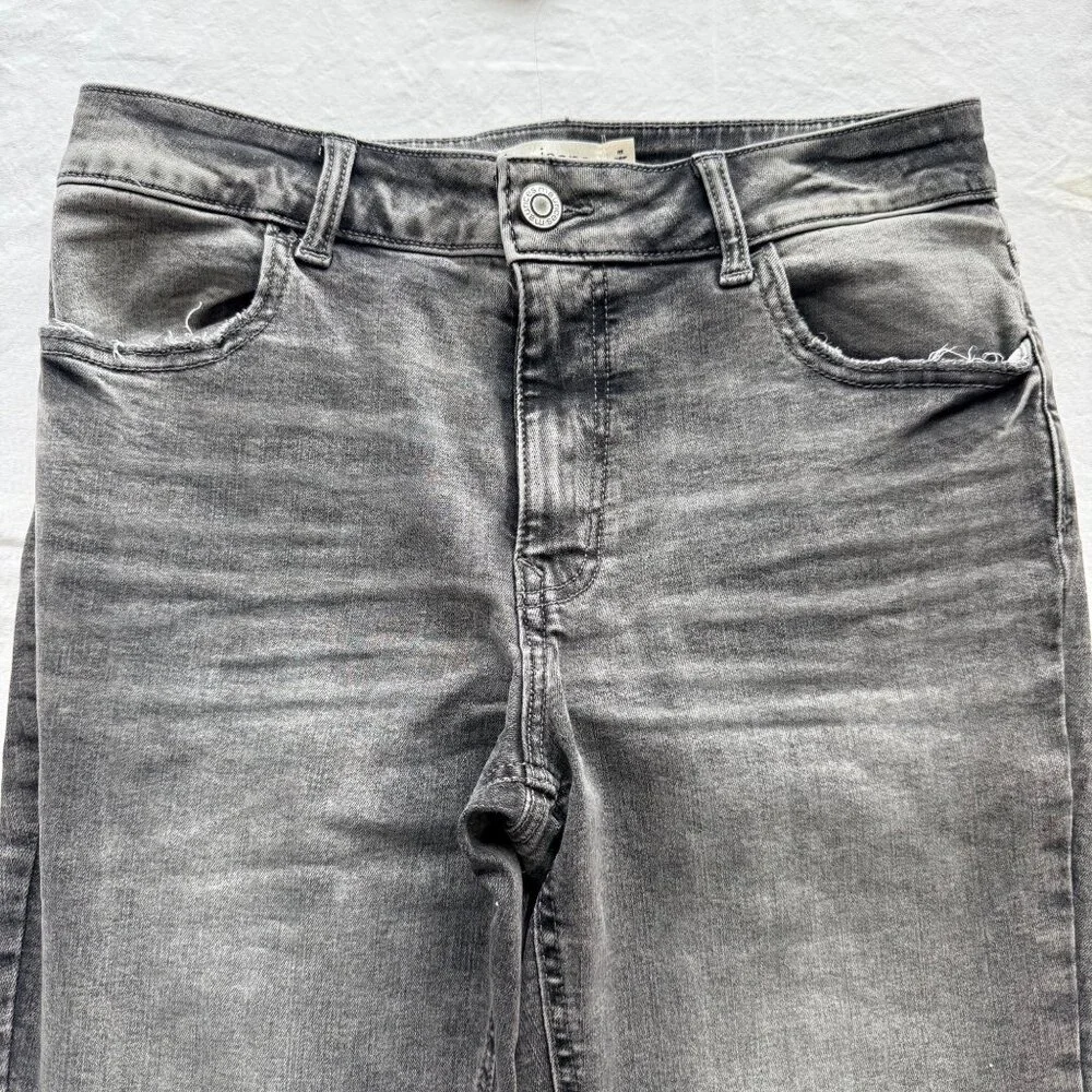 M Jeans Maurices Super Skinny High Rise Curvy Fit Gray Denim Jeans M Short - Picture 4 of 10